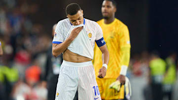 Kylian Mbappé, auteur d'un match difficile hier soir face à la Roja. 