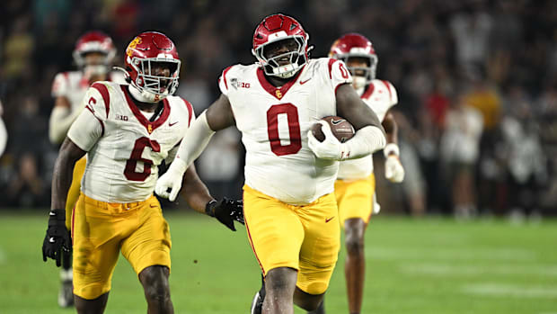 USC Trojans’ Defensive Line Jamaal Jarrett Newfound Fame THICC SIX Transfer Portal Big Ten Lincoln Riley Purdue D'Anton Lynn