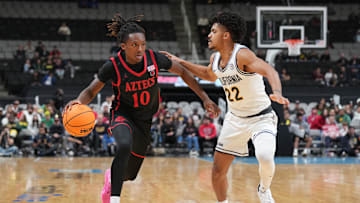San Diego State Aztecs guard BJ Davis (10). 