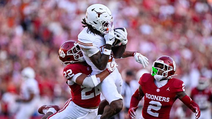 Texas wide receiver Cam Coleman has first-round potential in the 2027 NFL Draft, but questions remain about his ceiling.