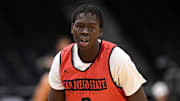 Mar 27, 2024; Boston, MA, USA; San Diego State Aztecs forward Magoon Gwath.