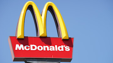 McDonald’s iconic golden arches.