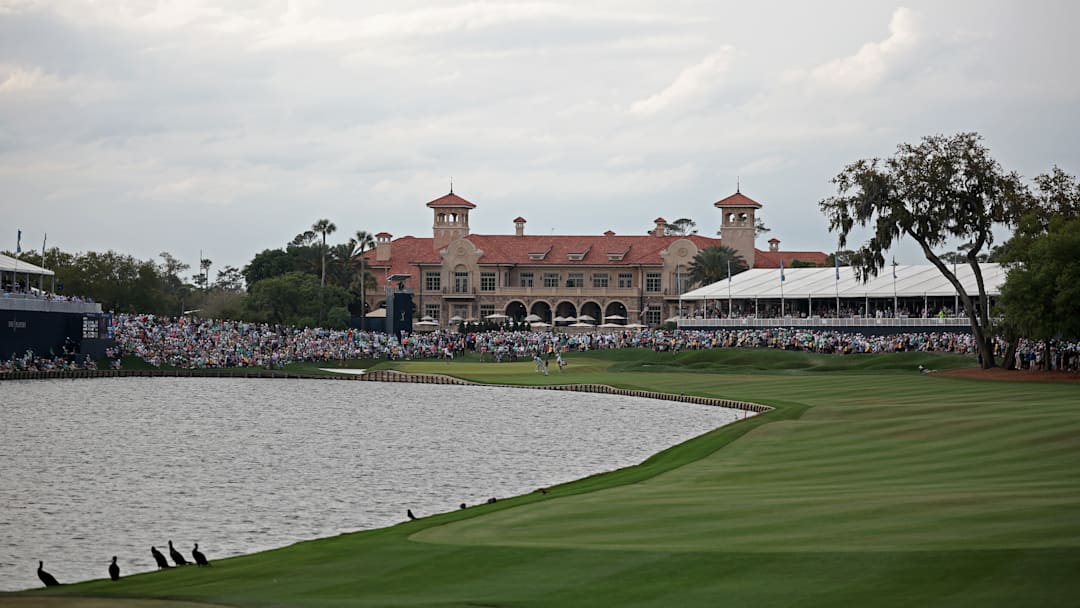 The 18th hole on the Stadium Course at TPC Sawgrass, home of The Players Championship