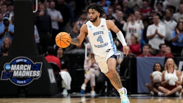 North Carolina Tar Heels guard RJ Davis is projected to be one of the top college basketball players this season.
