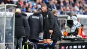 Fabian Klos enttäuscht - die Arminia steht vor dem Abstieg
