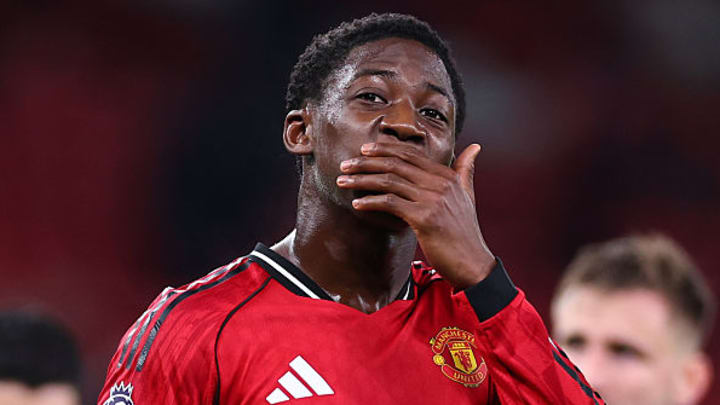 Kobbie Mainoo is yet to start a Premier League game this season.