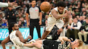 Keion Brooks Jr. (0), the former Husky, had an NBA career-high 20 points against Milwaukee. 