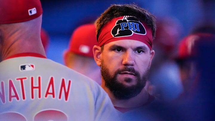 Phillies designated hitter Kyle Schwarber hasn't had quite the success he's accustomed to so far in June