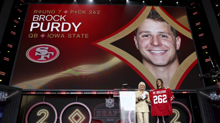 Brock Purdy is selected by the 49ers with the final pick of the 2022 NFL Draft