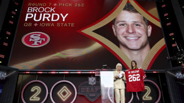 San Francisco 49ers quarterback Brock Purdy selected No. 262 in the 2022 NFL Draft