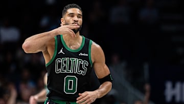 Jayson Tatum promedia 24.4 puntos por partido en su carrera de NBA ante Lakers