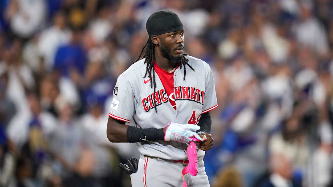 Cincinnati Reds shortstop Elly De La Cruz (44)