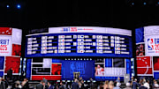 General view after the first round of the 2025 NBA Draft at Barclays Center. 
