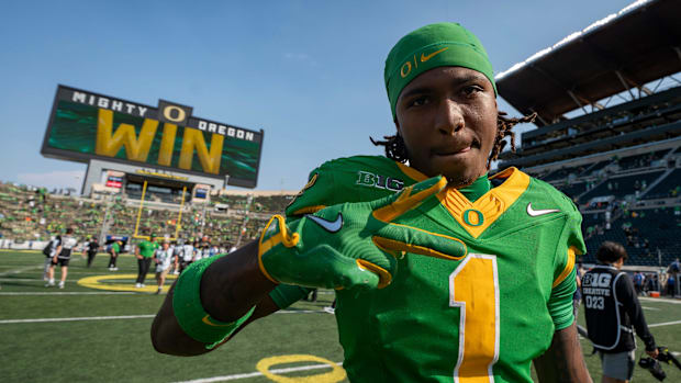 Oregon Ducks Penn State Nittany Lions Montana State BobcatsDakorien Moore Dante Moore Dan Lanning Tez Johnson Traeshon Holde