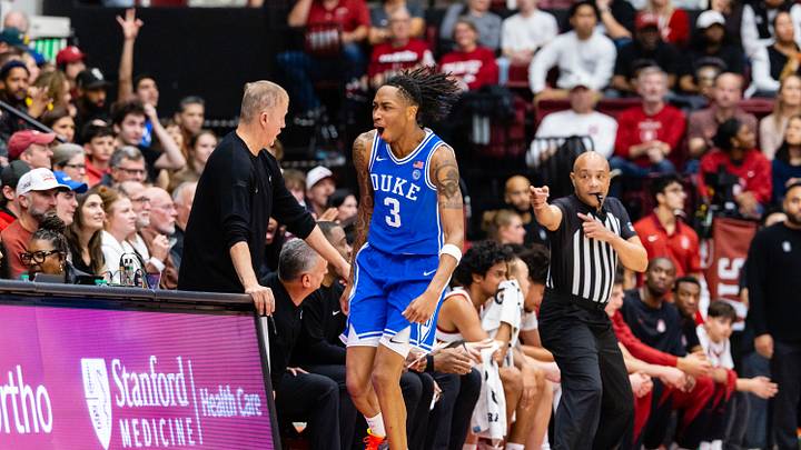 Isaiah Evans, Jan. 17, Duke at Stanford