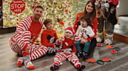 Los Messi celebrando la Navidad