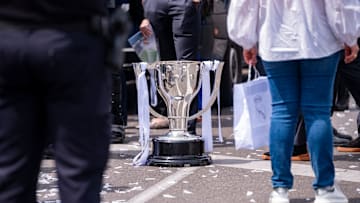 Real Madrid Celebrate Winning The LaLiga Title