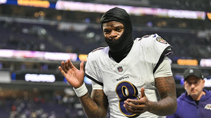 Baltimore Ravens quarterback Lamar Jackson