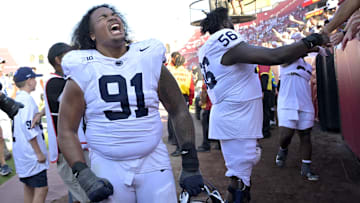 Penn State Nittany Lions defensive tackle Dvon J-Thomas (91)