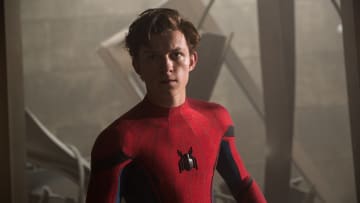 Tom Holland stars as Spider-Man/Peter Parker in Columbia Pictures' SPIDER-MAN™: HOMECOMING.