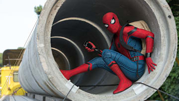 Tom Holland is Spider-Man in Columbia Pictures' SPIDER-MAN™: HOMECOMING.