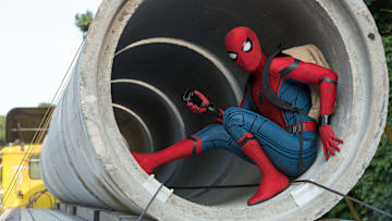 Tom Holland is Spider-Man in Columbia Pictures' SPIDER-MAN™: HOMECOMING.
