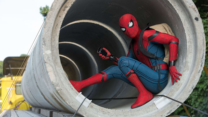 Tom Holland is Spider-Man in Columbia Pictures' SPIDER-MAN™: HOMECOMING.