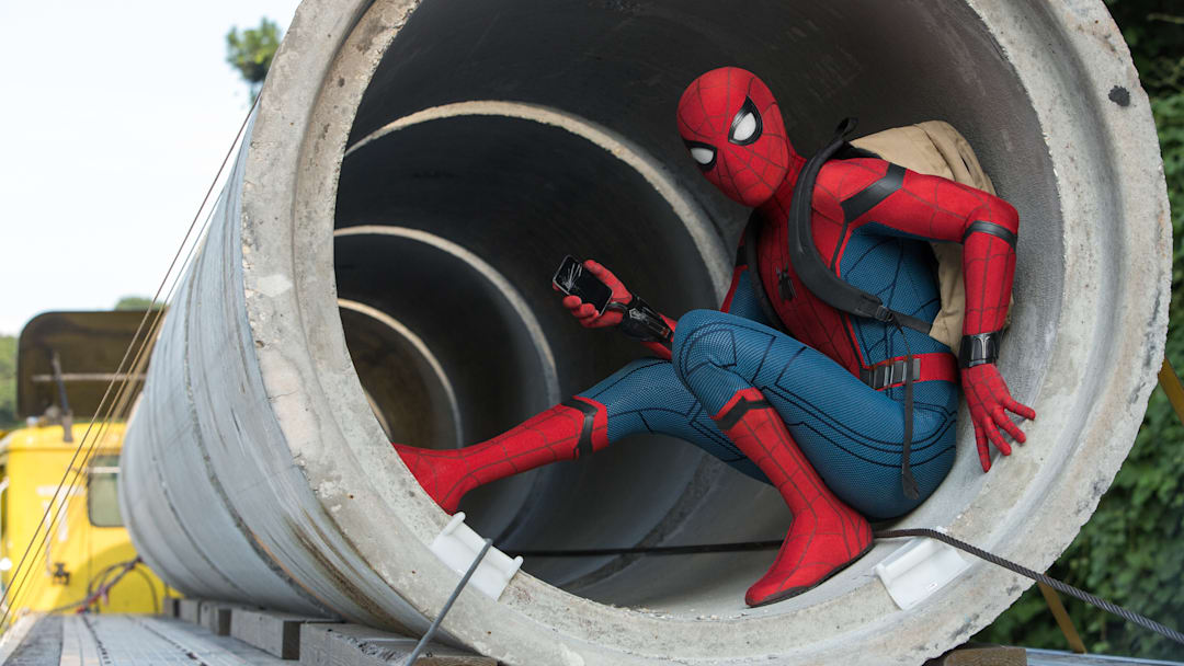 Tom Holland is Spider-Man in Columbia Pictures' SPIDER-MAN™: HOMECOMING.