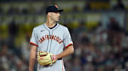 Jul 5, 2025; West Sacramento, California, USA; San Francisco Giants pitcher Tyler Rogers (71) during the eighth inning against the Athletics at Sutter Health Park. 