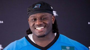Carolina Panthers offensive tackle Ikem Ekwonu