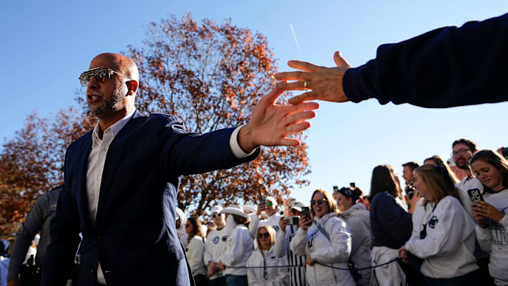 Penn State Nittany Lions head coach James Franklin
