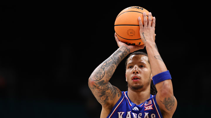 Kansas basketball guard Tre White