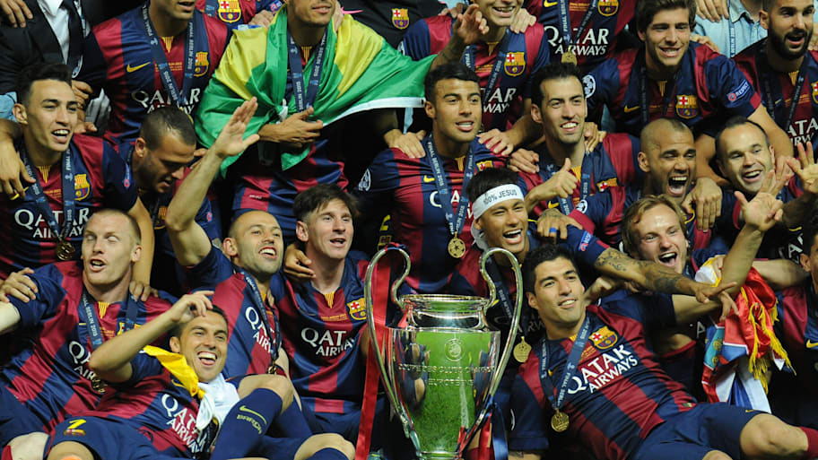 Barcelona win Champions League, 2015