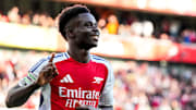 Saka starred for Arsenal again on Saturday