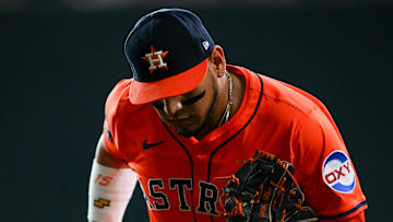 Houston Astros infielder Isaac Paredes