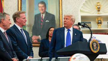 President Trump Announces 2027 NFL Draft To Be Held On The National Mall