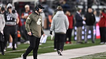 Washington State Cougars head coach Jimmy Rogers looks on against the Louisiana Tech Bulldogs in the second half at Gesa Field at Martin Stadium.