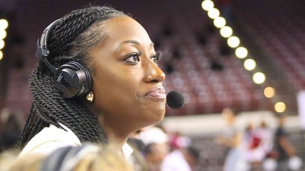 Nia Symone at the Texas Southern versus Prairie View - Game 1 - 2025