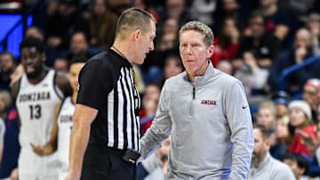 Gonzaga Bulldogs head coach Mark Few. 