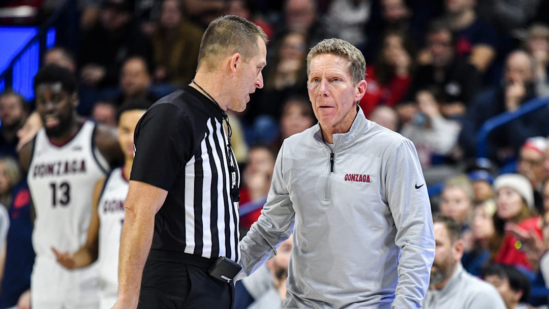 Gonzaga Bulldogs head coach Mark Few. 