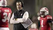 Wisconsin coach Luke Fickell is shown during the first quarter of their game against Oregon Saturday, Nov. 16, 2024, at Camp Randall Stadium in Madison, Wis.