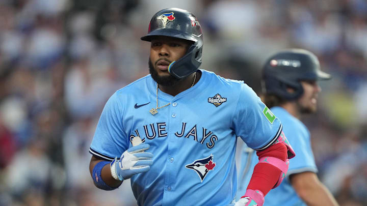 Vladimir Guerrero Jr. leads the Blue Jays with seven home runs. Vladimir Guerrero Jr. leads the Blue Jays with seven home runs.