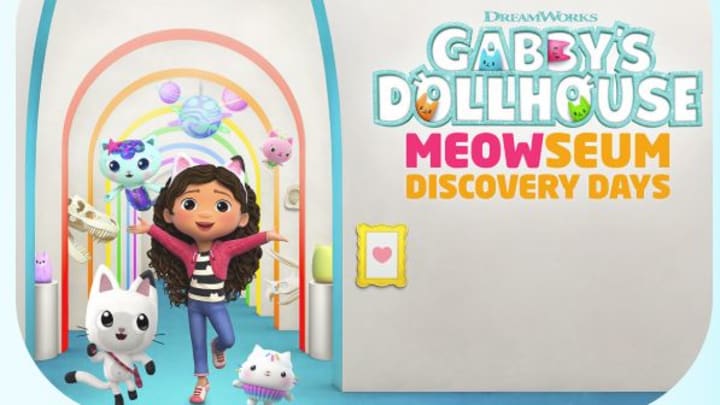 Gabby's Dollhouse Meowseum Discovery Days. Image courtesy Dreamworks