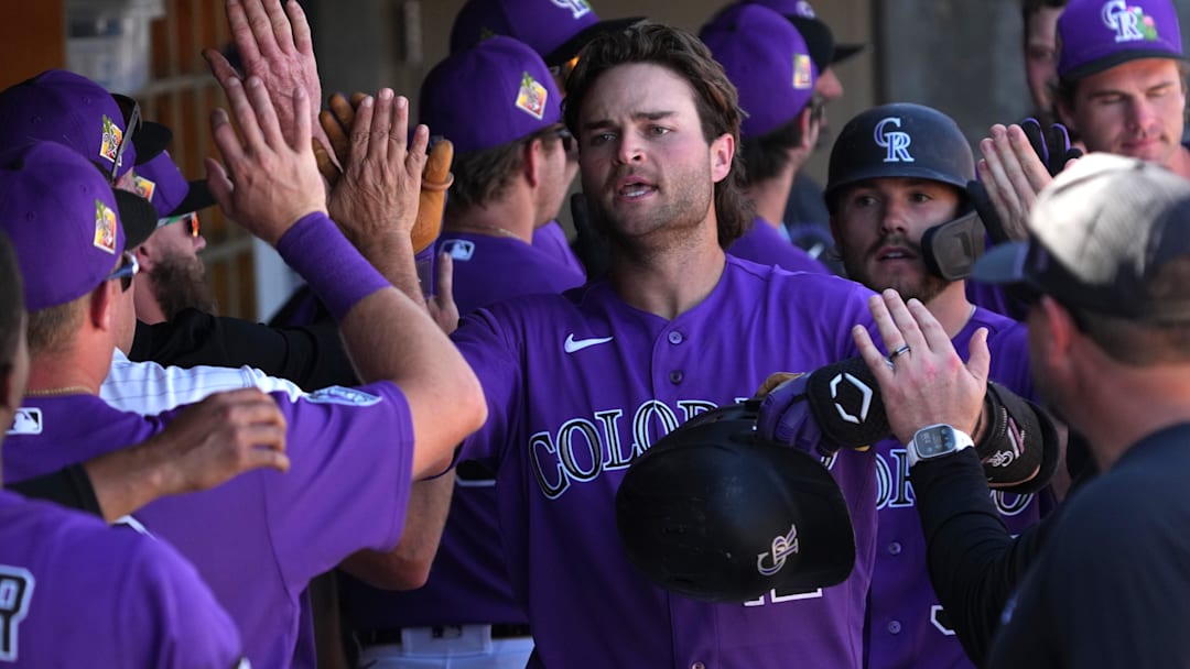 Colorado Rockies third baseman Kyle Karros.