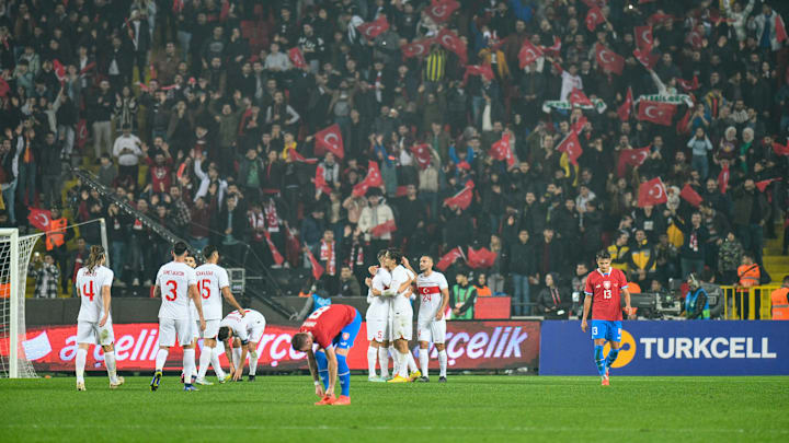 A Milli Takım oyuncularının gol sevinci