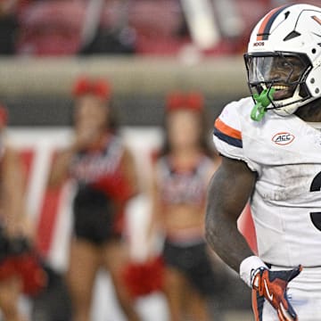 J'Mari Taylor and Virginia are favored against Wake Forest on Saturday.