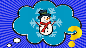 Building snowmen is not a new winter activity.
