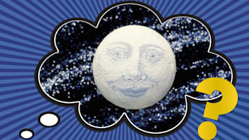 An illustration of the Man in the Moon.