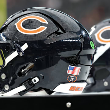 Chicago Bears helmets  