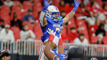 The Walton Raiders celebrating at Mercedes-Benz Stadium